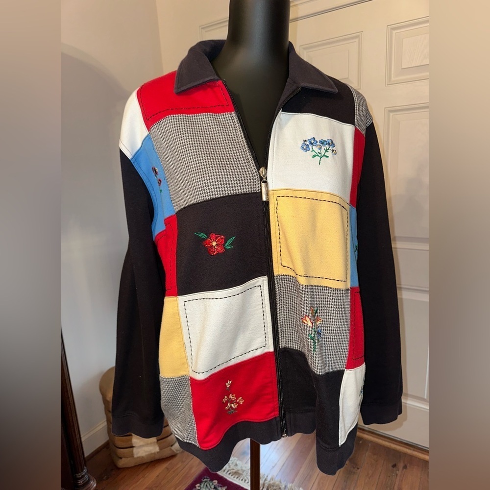 Vintage patchwork, jacket size extra large - image 3